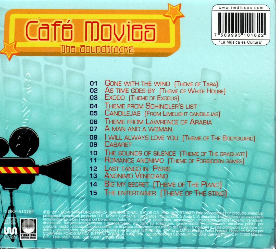 CD Café Movies The Soundtracks