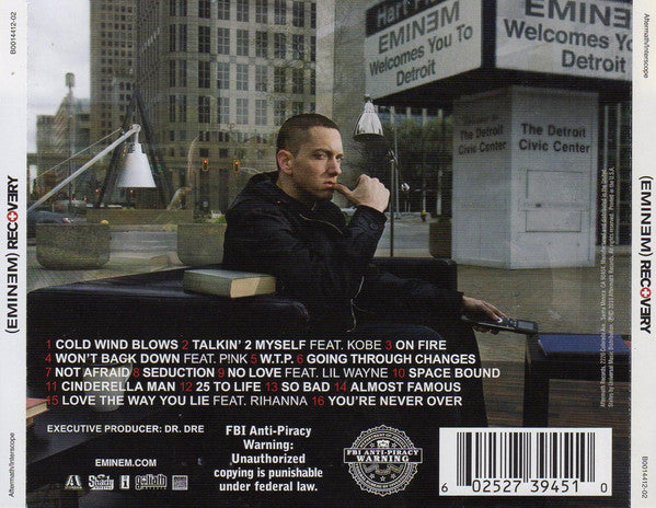 CD Eminem – Recovery