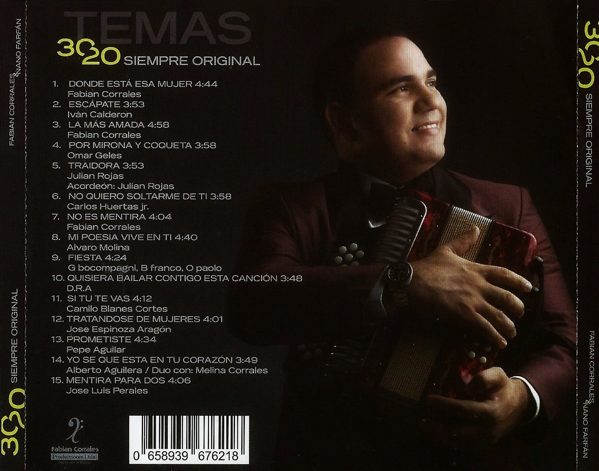 CD Fabián Corrales - Siempre Original 30 / 20