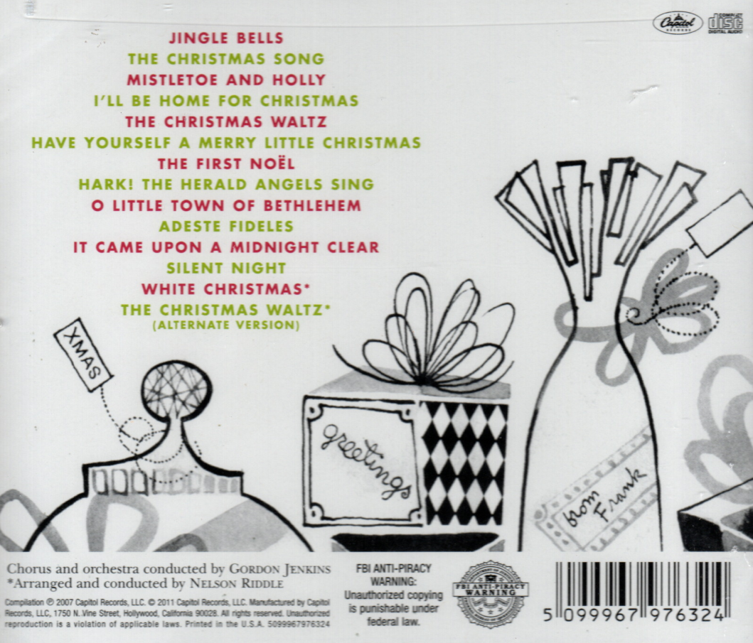 CD Frank Sinatra – A Jolly Christmas From Frank Sinatra