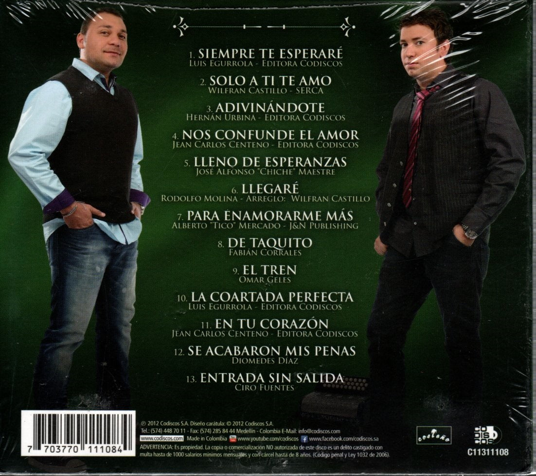 CD Jean Carlos Centeno & Ronal Urbina - Así Canto Yo
