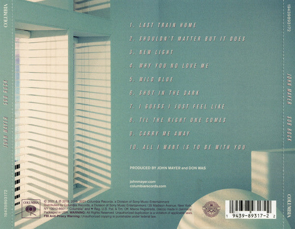 CD John Mayer - Sob Rock
