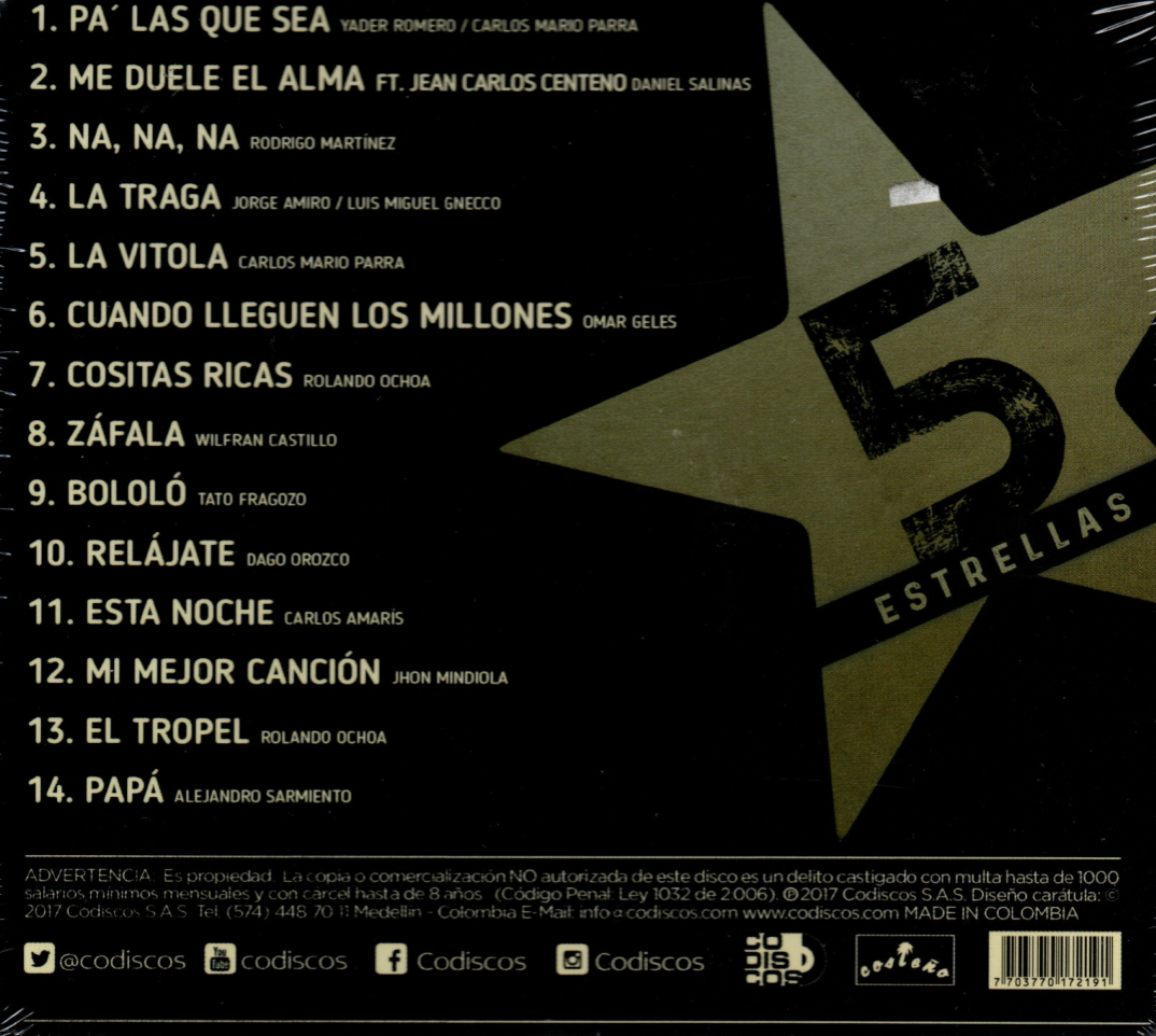 CD Kvrass - Cinco Estrellas