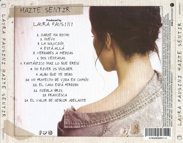 CD Laura Pausini - Hazte Sentir