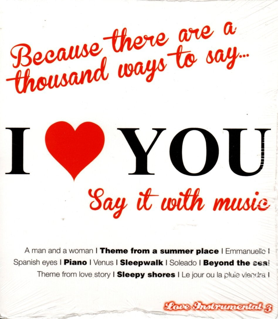 CD Love Instrumental Vol 3