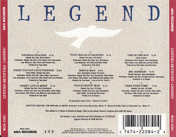CD Lynyrd Skynyrd – Legend