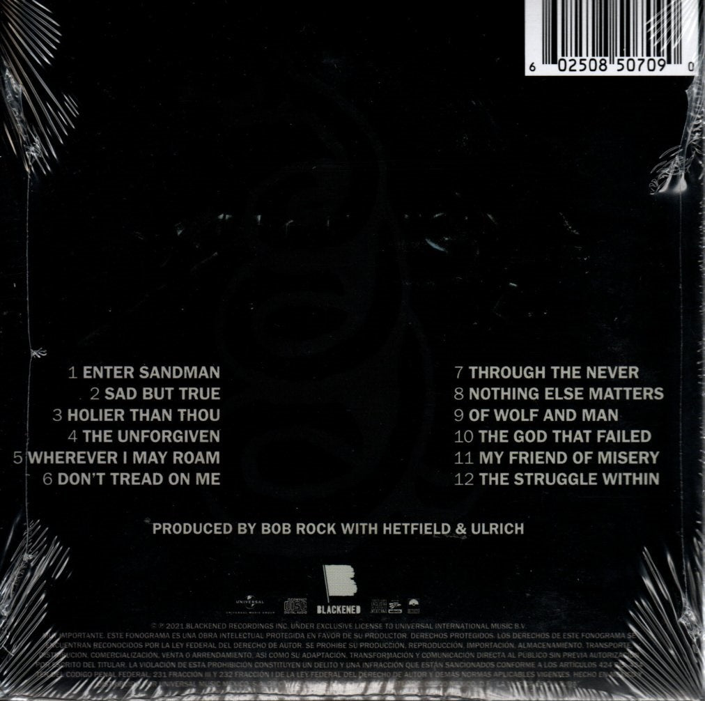 CD Metallica – The Black Álbum Remastered