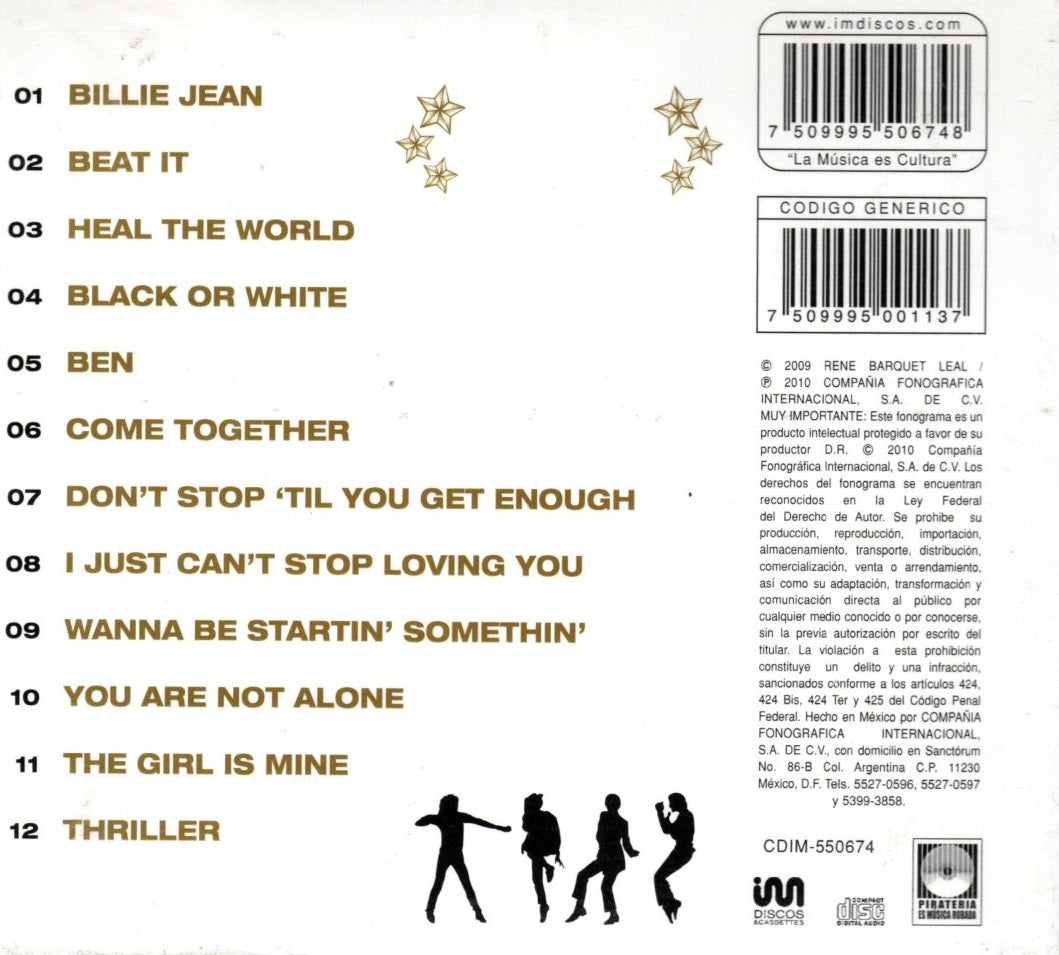 CD Michael Forever - Tribute Instrumental