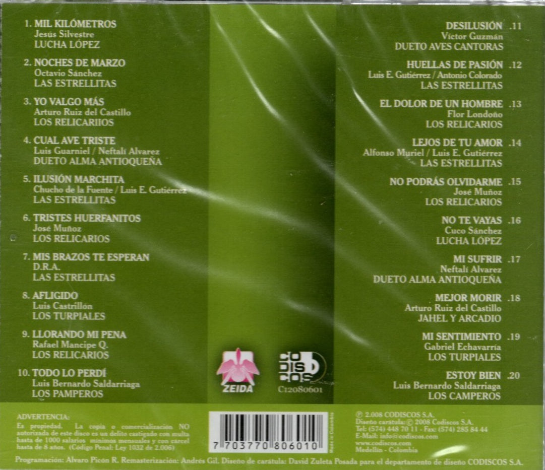 CD Mil Kilómetros Y Otras Canciones Inolvidables.