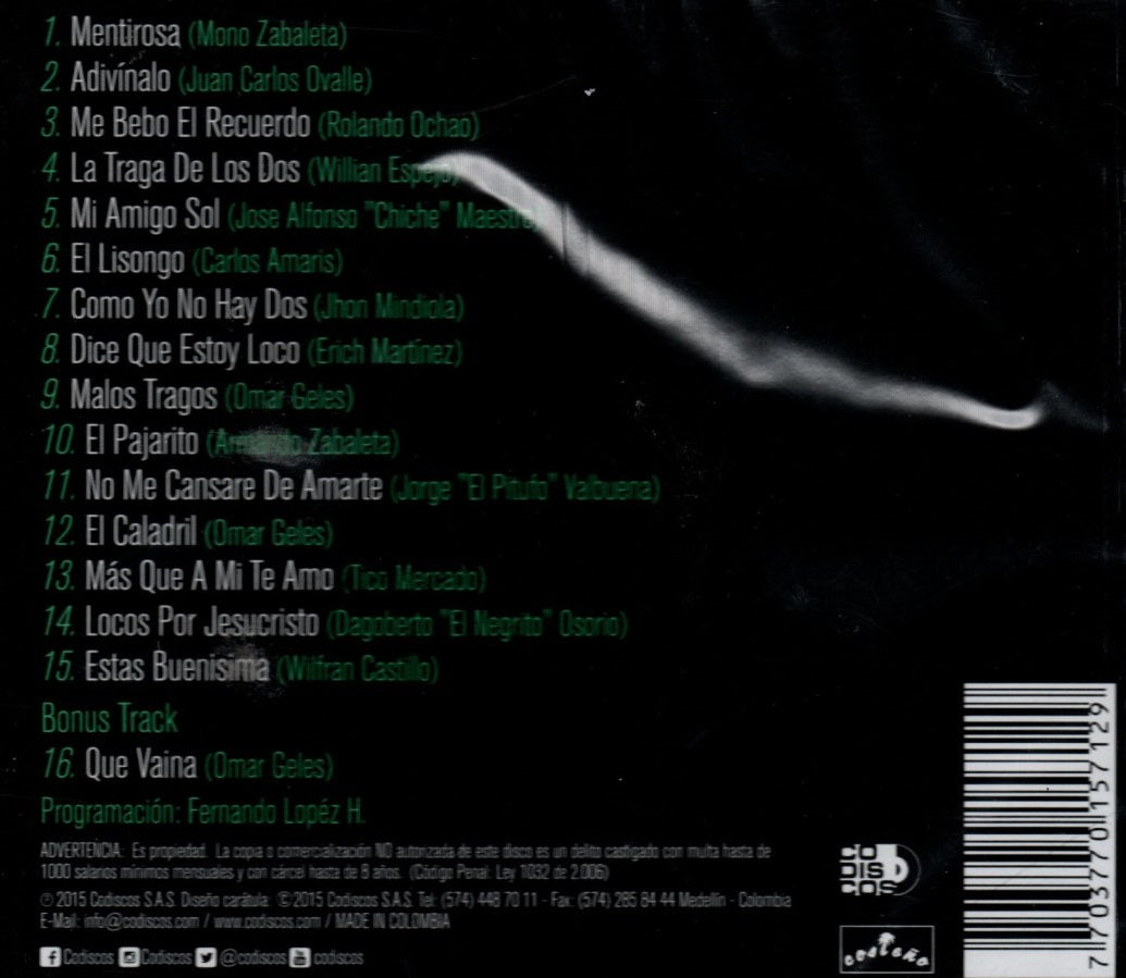 CD Mono Zabaleta y Juancho De La Esprilla - Para siempre