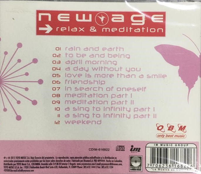 CD New Age - Relax & Meditation