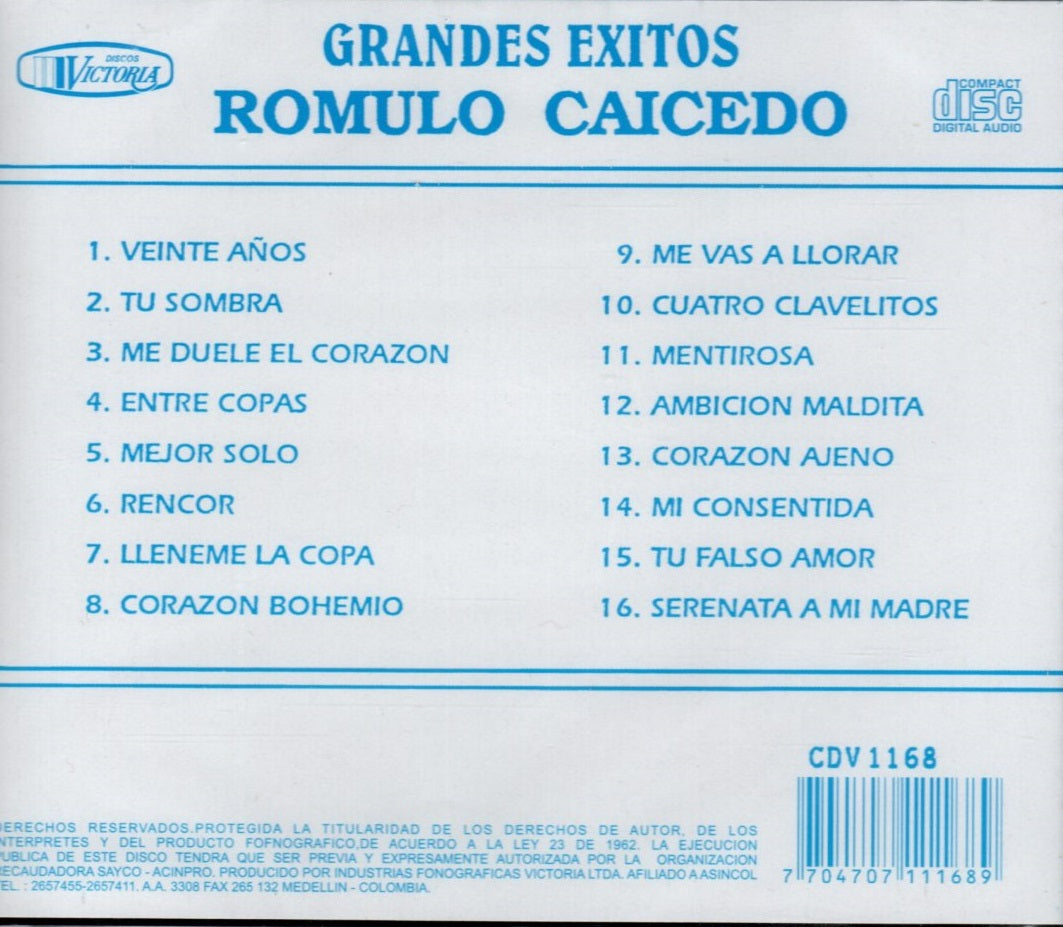 CD Romulo Caicedo - Grandes Éxitos