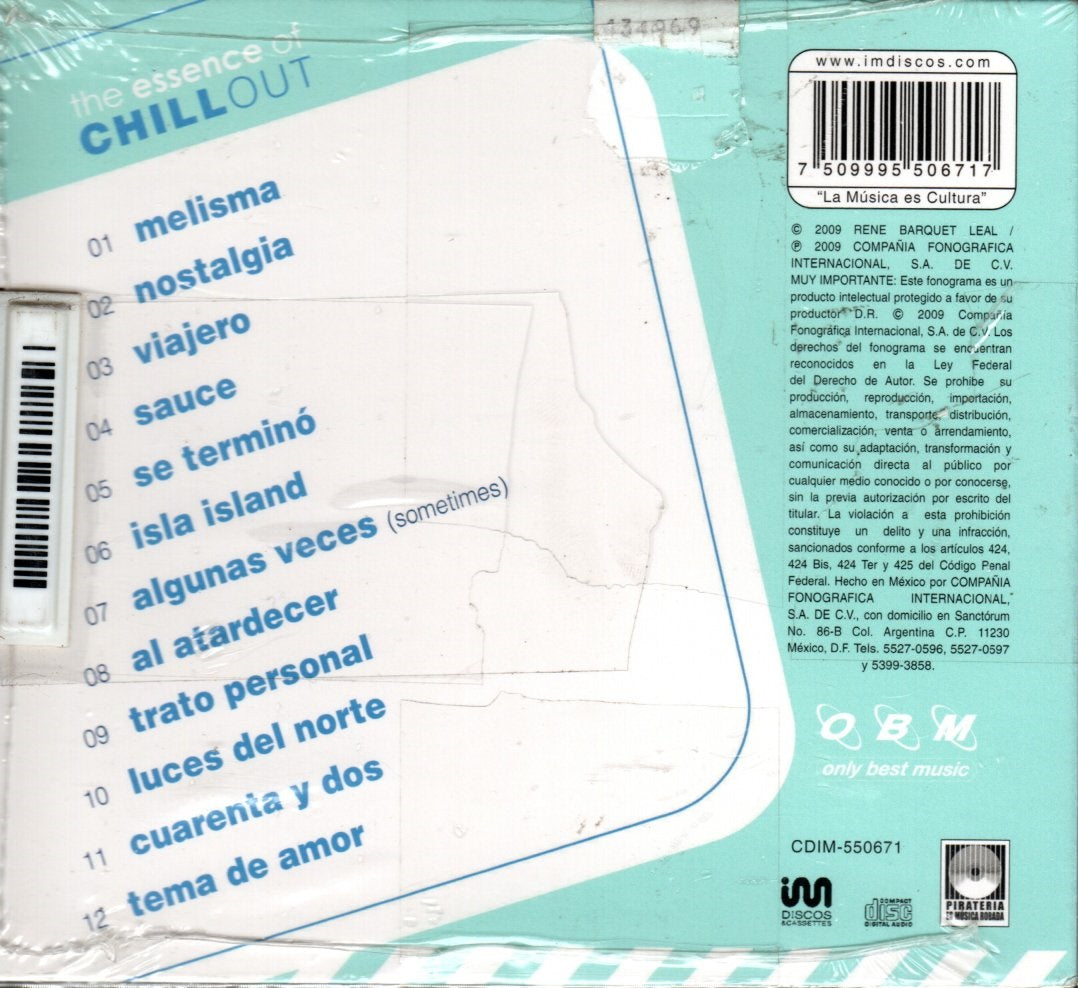 CD The Essence Of Chill out
