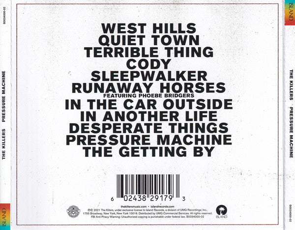 CD The Killers – Pressure Machine