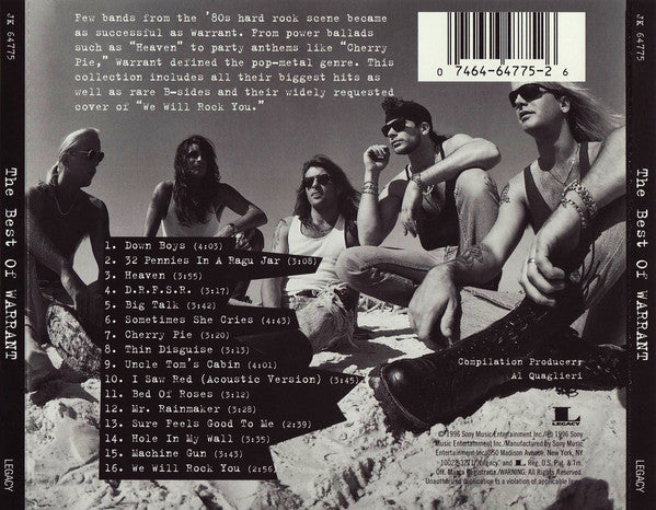 CD Warrant – The Best Of Warrant