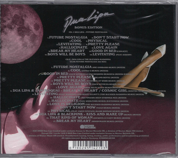 CD X2 Dua Lipa- Future Nostalgia