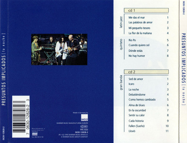 CD X2 + DVD Presuntos Implicados - La Noche