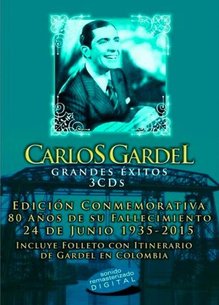 CDX3 Carlos Gardel- Grandes éxitos edición conmemorativa 80 años de su fallecimiento