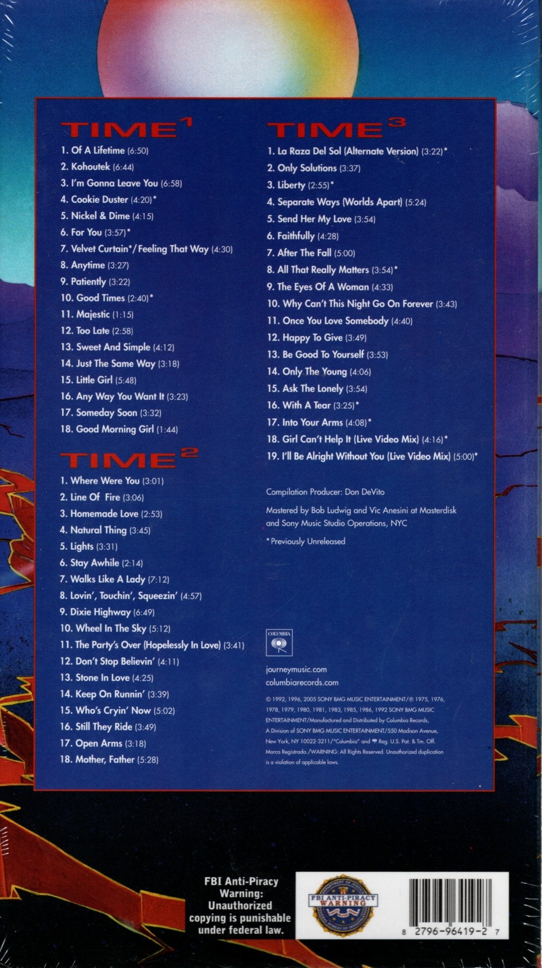 CD X3 Journey - Time 3