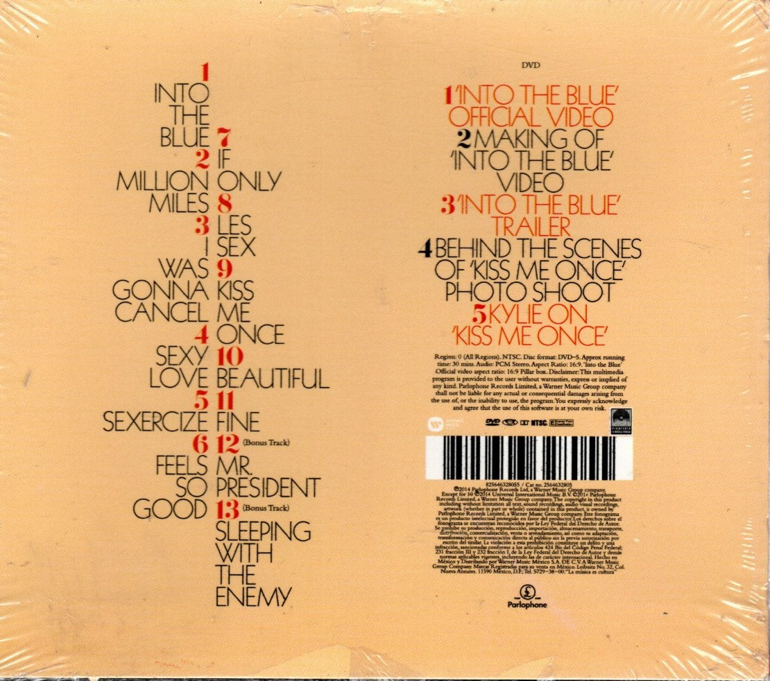 CD + DVD Kylie - Kiss Me Once Deluxe Edition