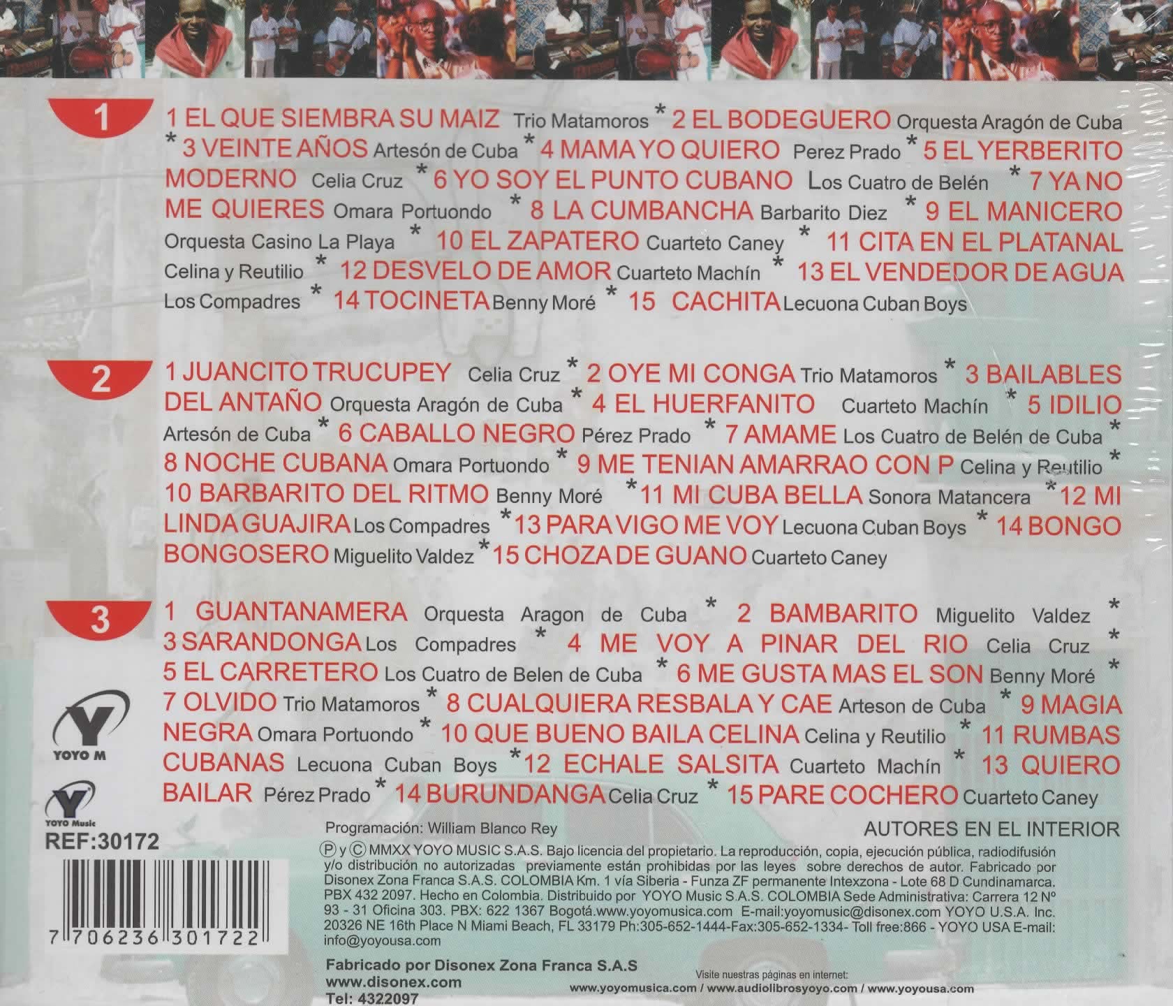 CDX3 Antología De La Música Cubana