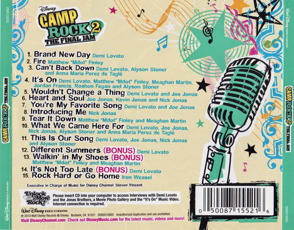 CD Cast Of Camp Rock – Camp Rock 2: The Final Jam