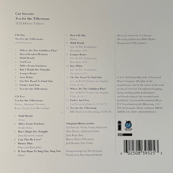 CDX2 Cat Stevens – Tea For The Tillerman