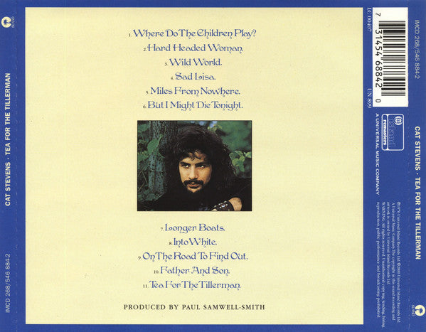 CD Cat Stevens – Tea For The Tillerman