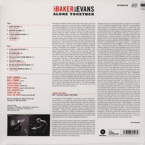 LP Chet Baker, Bill Evans – Alone Together