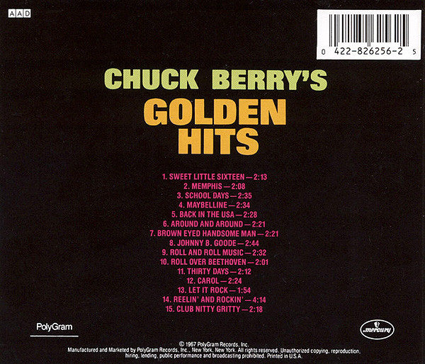 CD Chuck Berry – Chuck Berry's Golden Hits