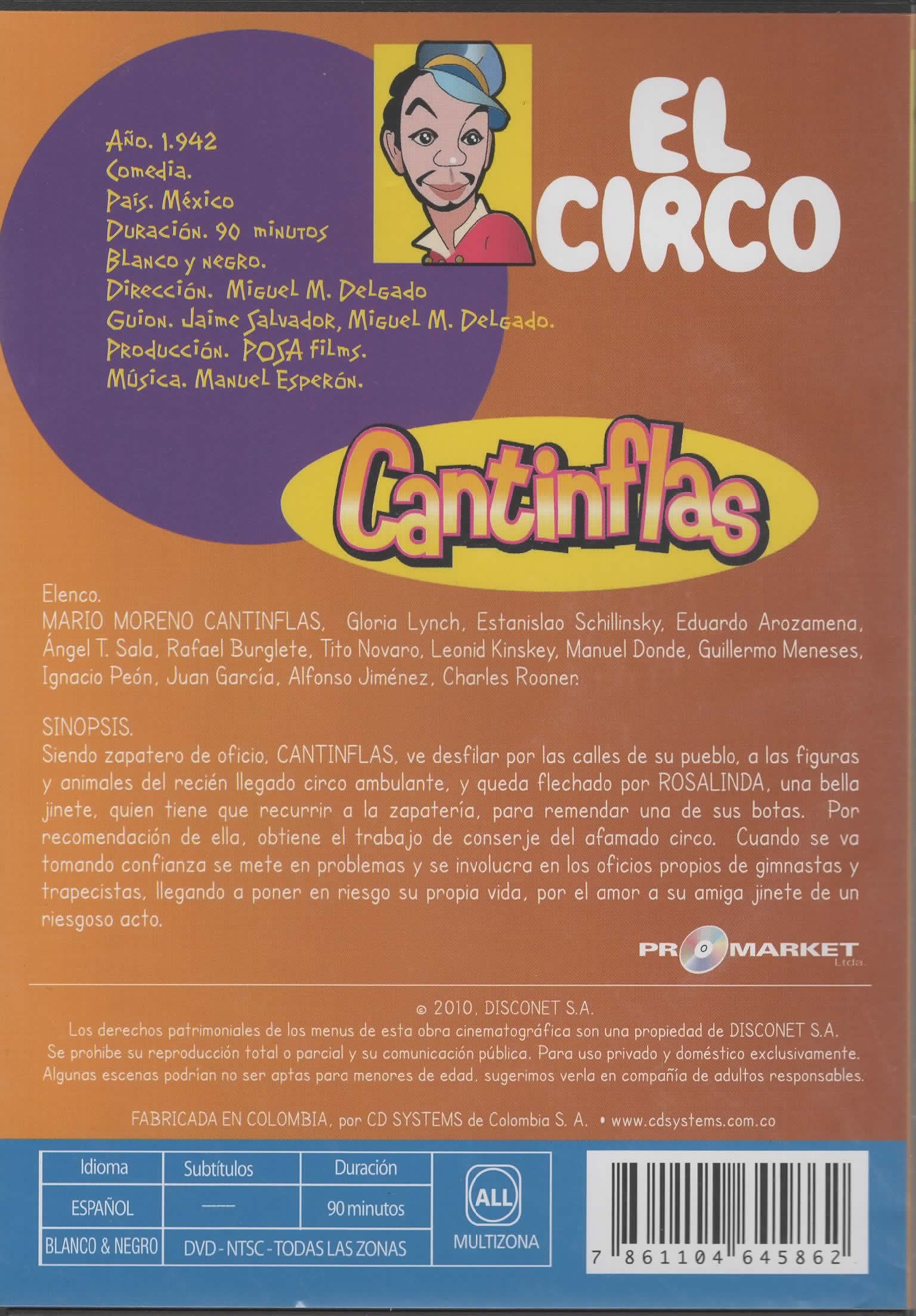 DVD Cantinflas - El circo