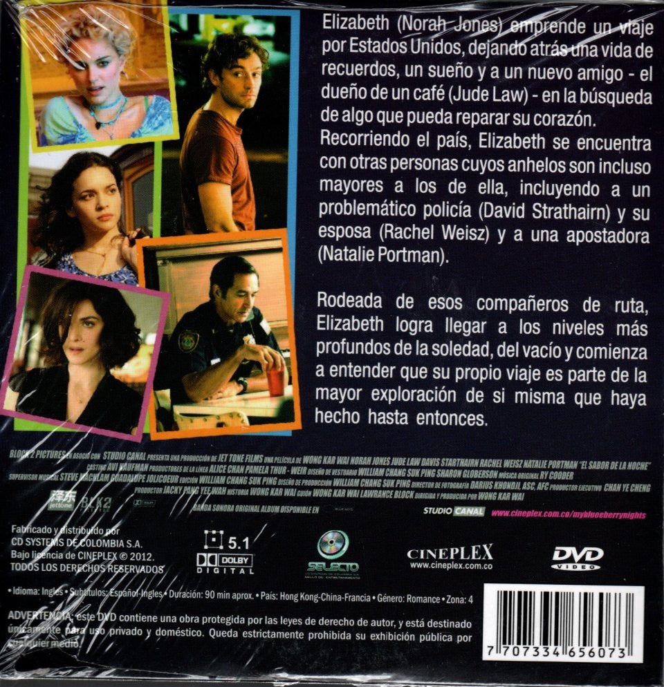 DVD El sabor de la noche - Wong Kar Wai