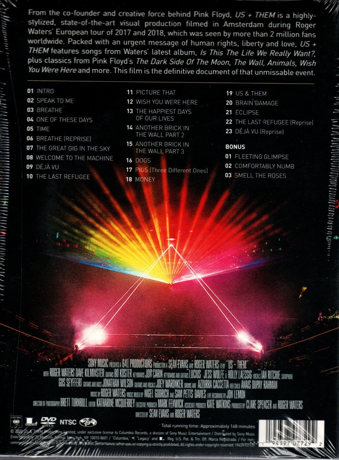 DVD Roger Waters - Us + Them