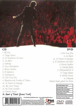 DVD+CD Andrés Cepeda - Banda Sonora