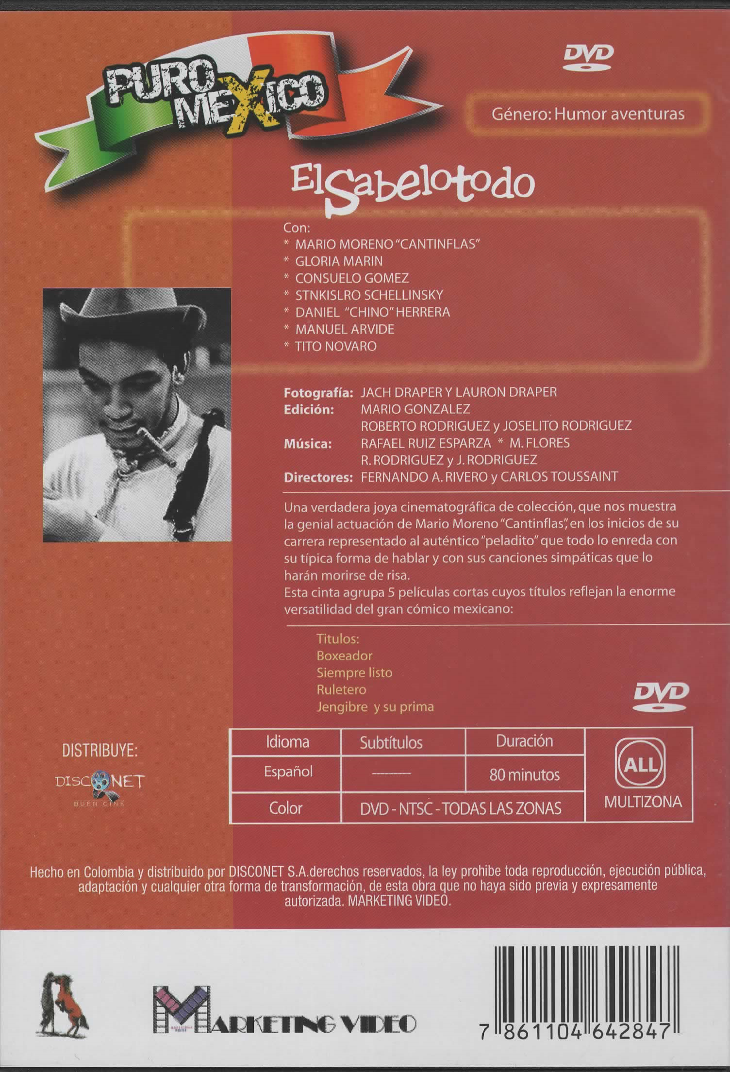 DVD El sabelotodo Z/4 Cantinflas
