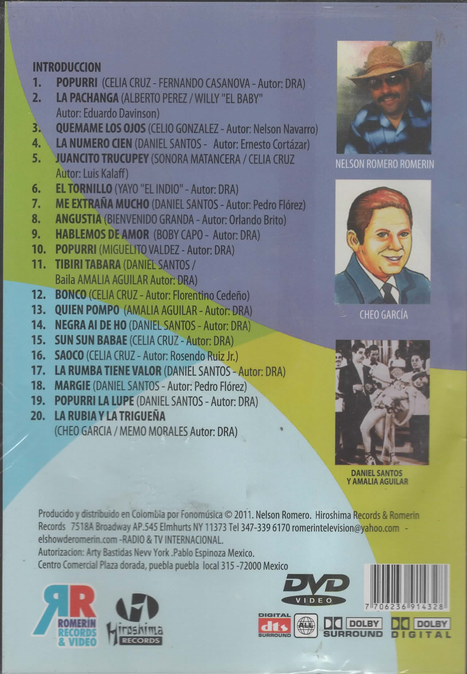 DVD Grandes voces de la sonora matancera VOL. 2 / El show de Romerin