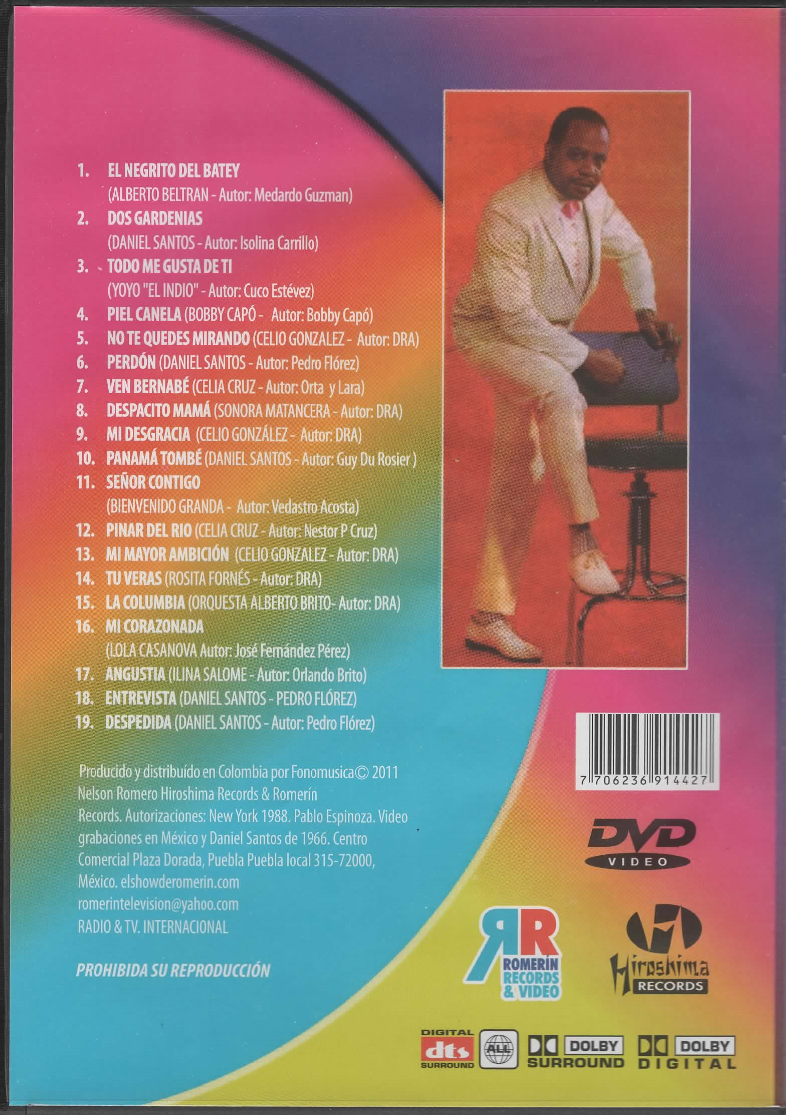 DVD Grandes voces de la sonora matancera VOL. 3 / El show de Romerin