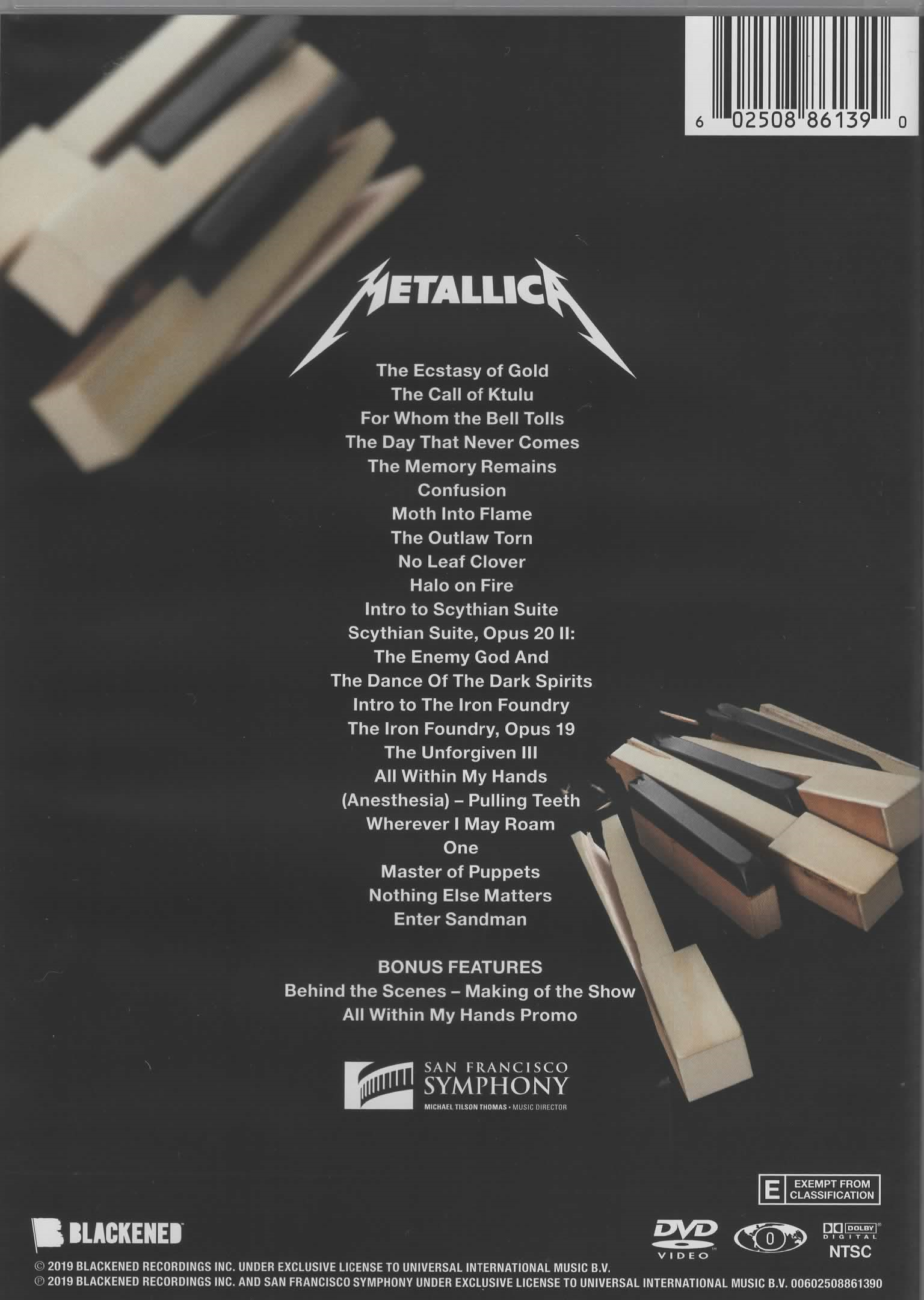 DVD Metallica - S&M2 Metallica & San Francisco Symphony