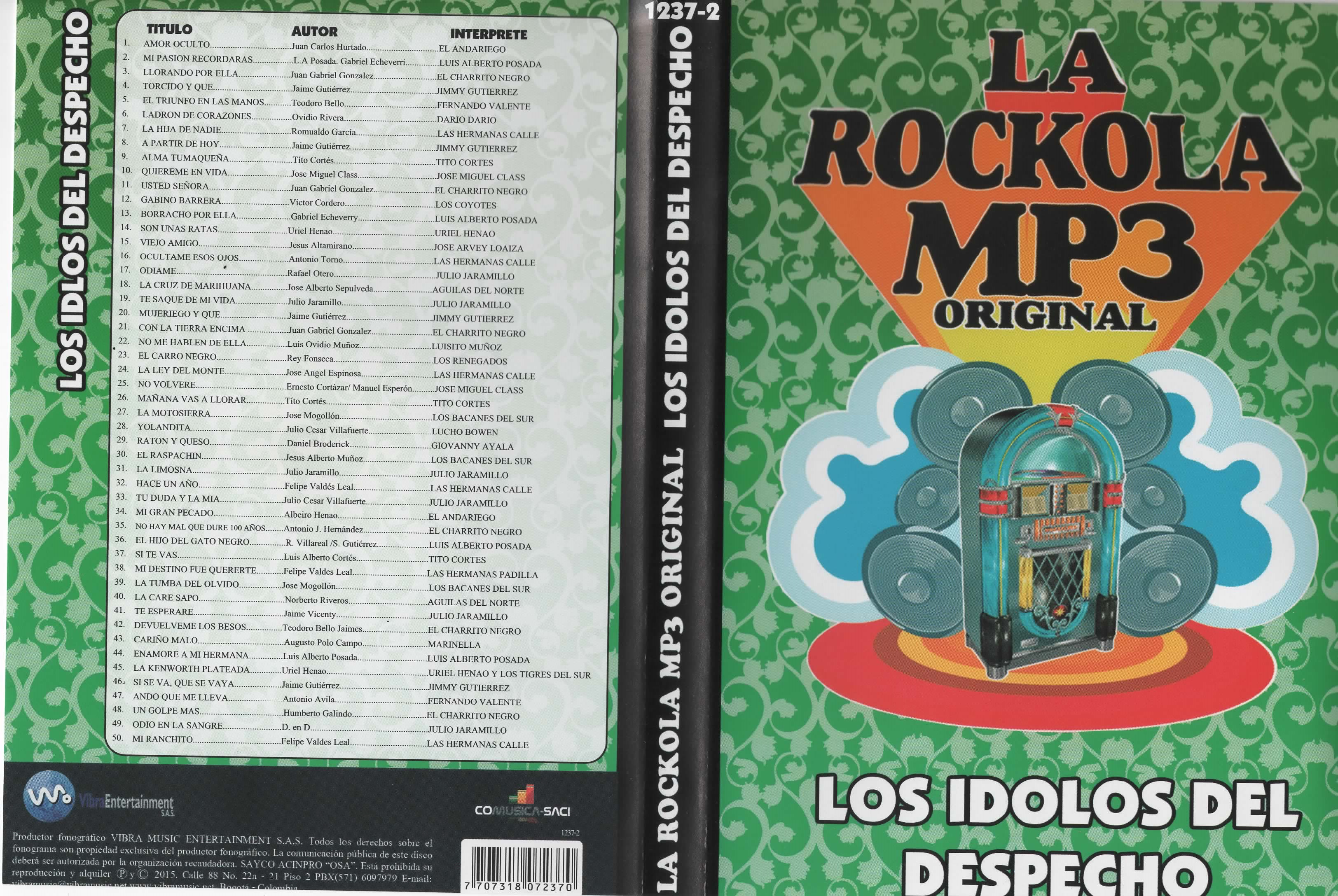DVD Rockola los idolos del despecho