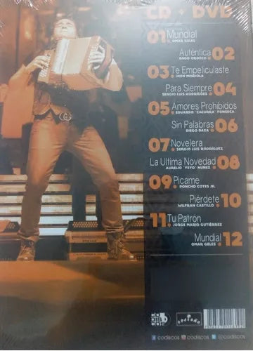 CD+DVD Peter Manjarres Y Sergio Luis - Capital Mundial Del Vallenato