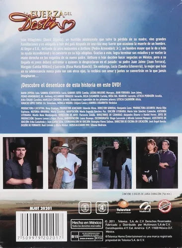 DVD La Fuerza Del Destino