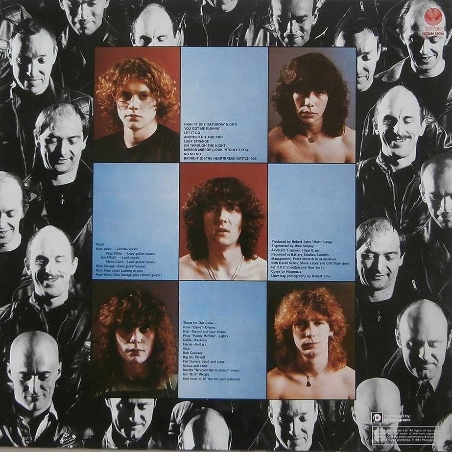 LP Def Leppard – High 'N' Dry