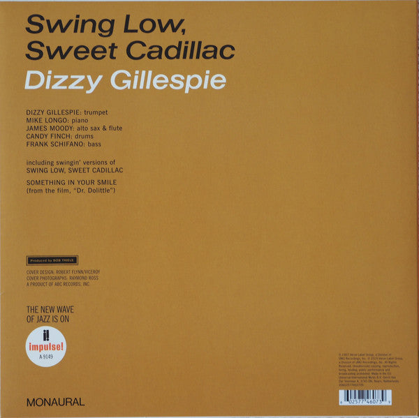 LP Dizzy Gillespie – Swing Low, Sweet Cadillac