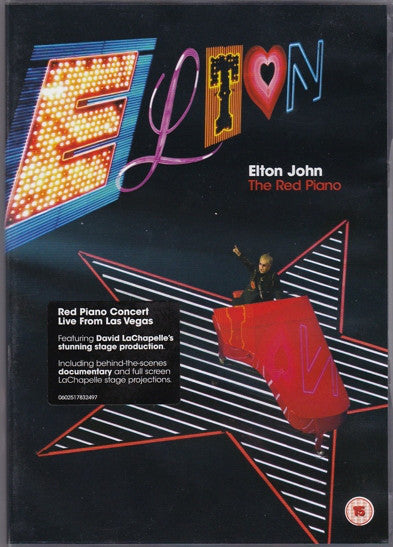ELTON JOHN – THE RED PIANO / DVD