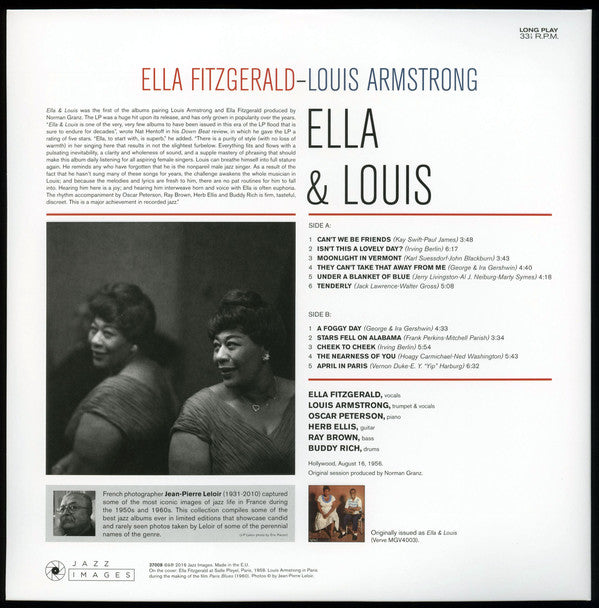 LP Ella Fitzgerald And Louis Armstrong – Ella And Louis