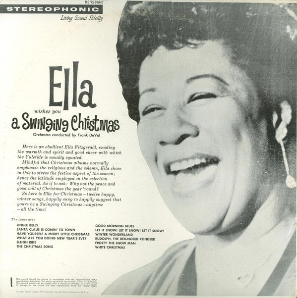 LP Ella Fitzgerald – Ella Wishes You A Swinging Christmas