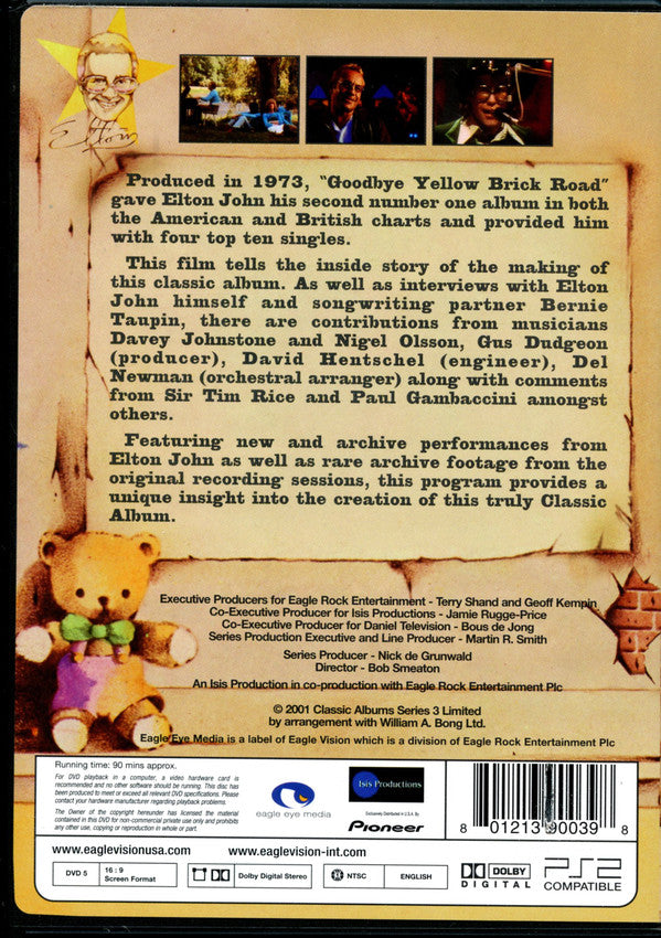 DVD Elton John – Goodbye Yellow Brick Road