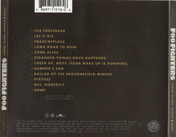 CD Foo Fighters – Echoes, Silence, Patience & Grace