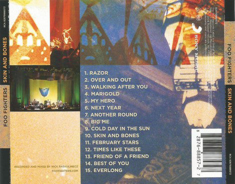 CD Foo Fighters – Skin And Bones