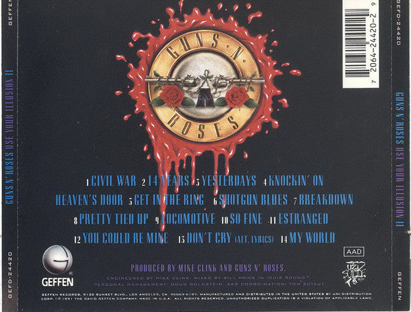 CD Guns N' Roses - Use Your Illusion II